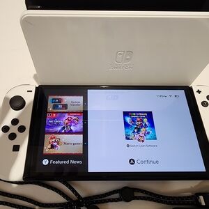 Nintendo Switch OLED Console in White. No Box, Like New